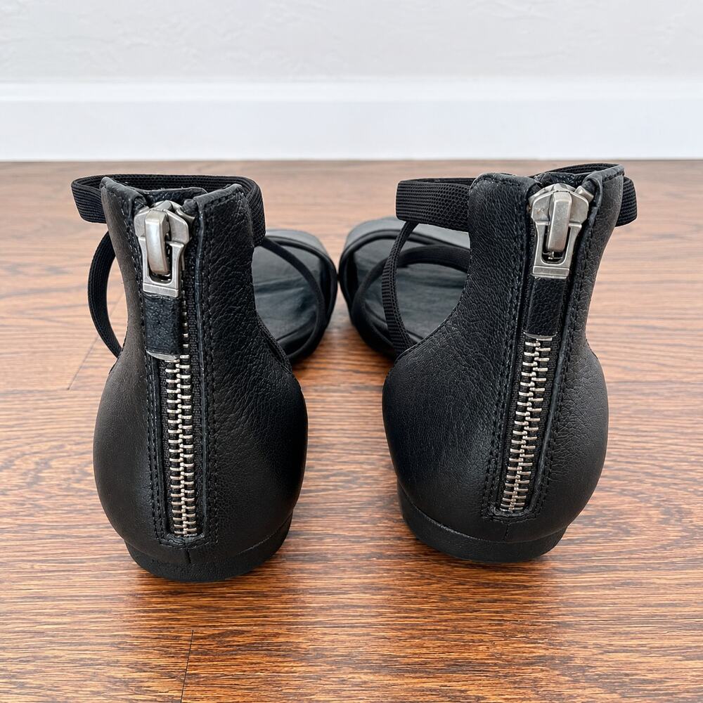 Eileen Fisher Leather Open-Toe Wedge Sandals size 9 - Picture 3 of 5